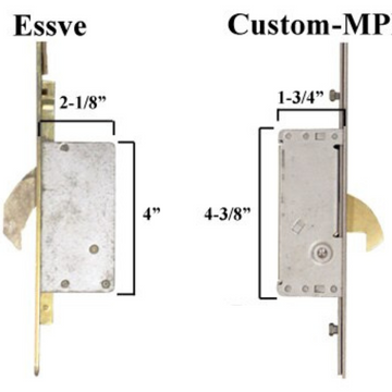 Essve 68" Multipoint Lock, 20mm 45/92 Active Single Door With Hooks - American Version